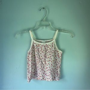 Talbot’s Kids Pastel Floral Tank Top Size 4